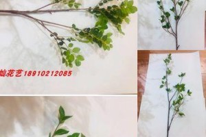 手工剪花枝与花叶的艺术创作（剪纸与手工艺术的完美结合，打造精致花枝和花叶）